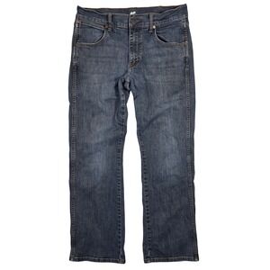 Wrangler Retro Bootcut Mens Jeans 31x30 Western Cowboy Dark Wash Denim Casual